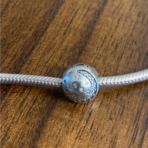 Silver Starry Pandora Charm